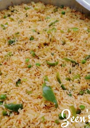 A picture of Schezwan Fried Rice.