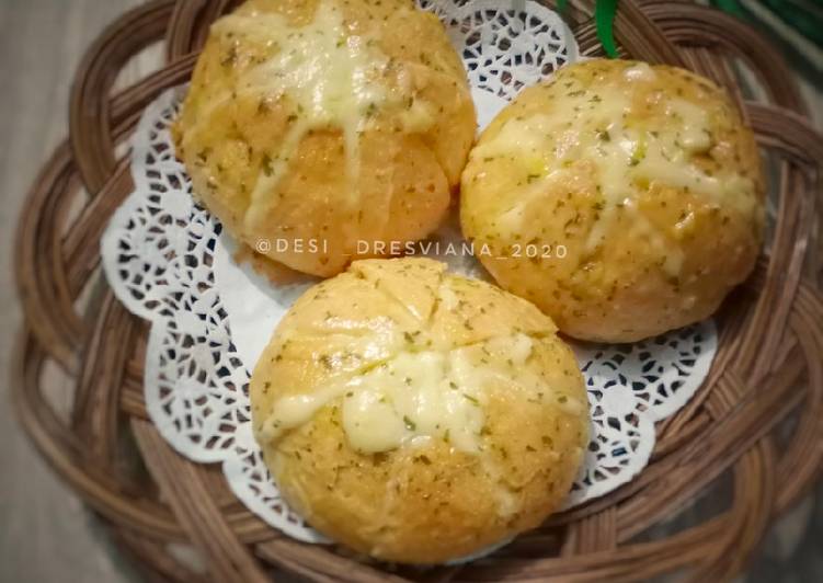 Korean Garlic Cheese Bread(versi ekonomis ?tanpa cream Cheese)