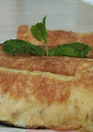 Foto resep Omelet bread Chicken Paprica