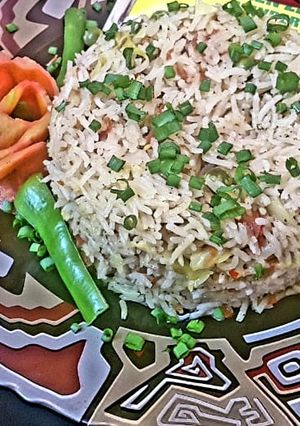 A picture of Chinese pulao.
