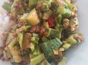 Una foto de Salteado de verduras