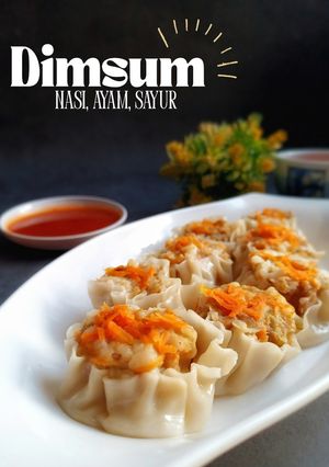 Foto resep Dimsum Nasi, Ayam, Sayur