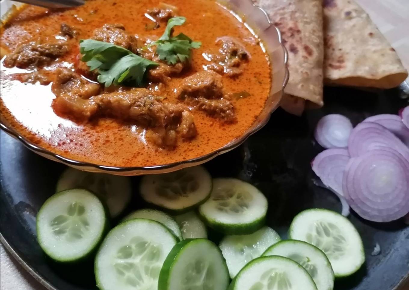 Mughlai mutton zafrani korma