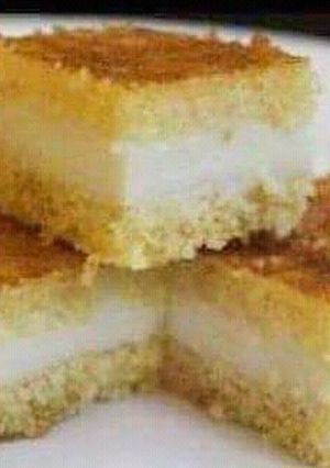 صورة لوصفة بسبوسة بالكريمة