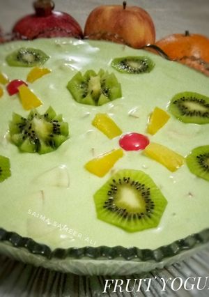 A picture of Fruit yogurt.