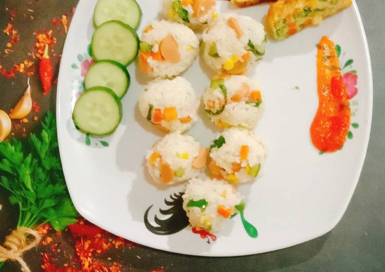 "nasi kepal sederhana"ππβ€οΈ