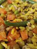 Orzo e farro con dadolata di verdure