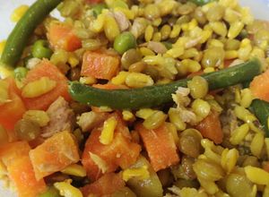 Foto di Orzo e farro con dadolata di verdure