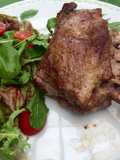 Rack corto de cordero al horno