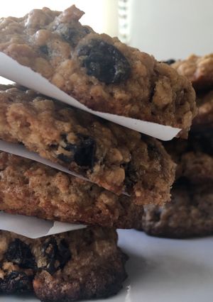 Una foto de Galletas de avena y pasas