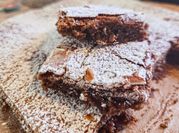 A picture of milk chocolate brownies