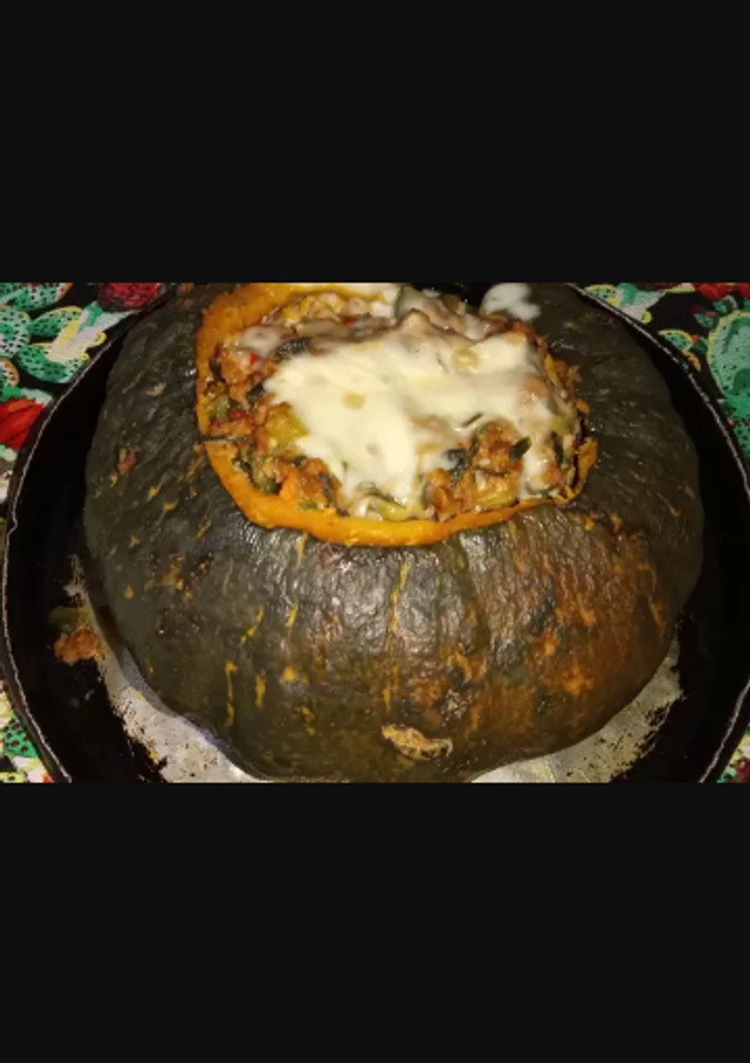 Una foto de Zapallo relleno, receta súper económica