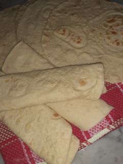 صورة لوصفة 🥟 خبز الشاورما 🥟