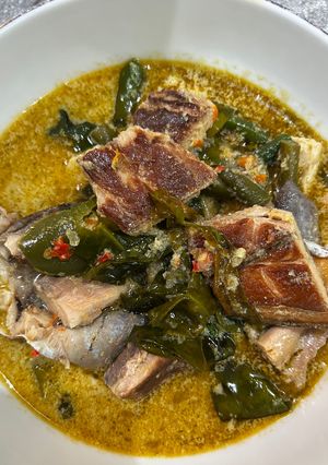 Foto resep Oblok-oblok Bandeng Asap Pedas