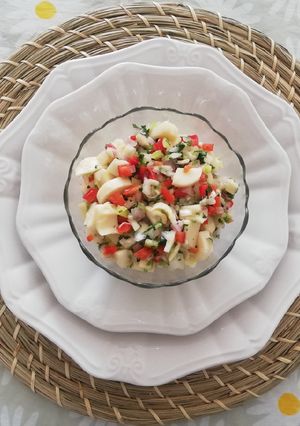 Una foto de Ceviche de palmitos