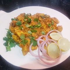Balochi tawa chicken A picture of Balochi tawa chicken.