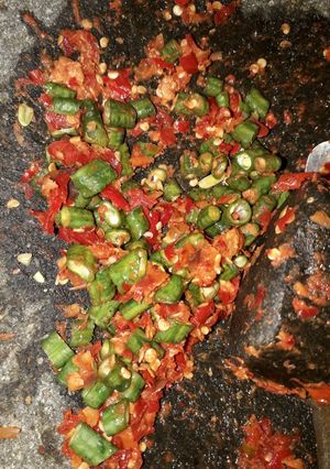 Foto resep Pencok Kacang Panjang