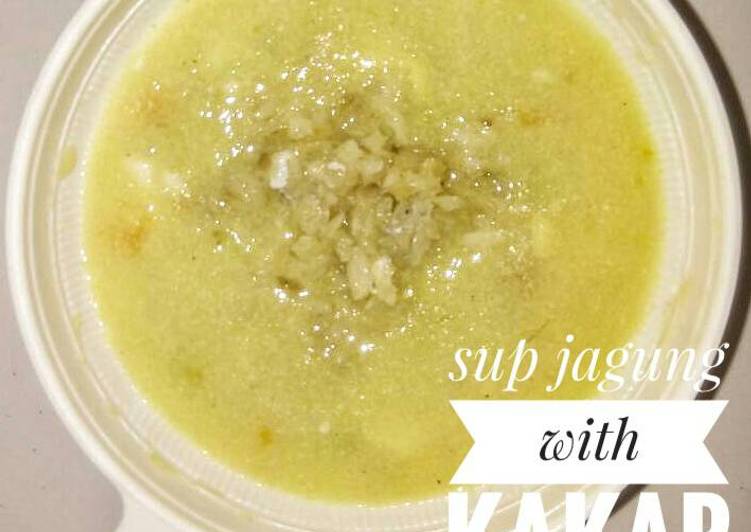 Recipe: Tasty MPASI sup jagung kakap goreng
