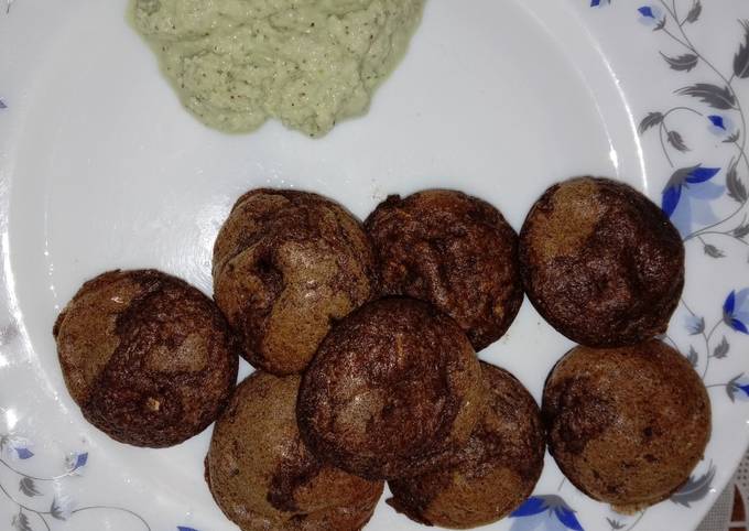 Steps to Make Homemade Ragi paniyaram