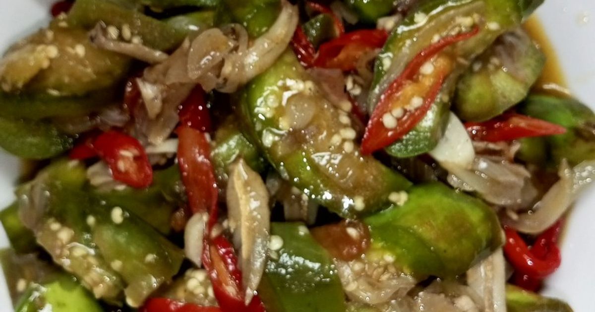 Resep terong hijau panjang ungu rumahan enak dan mudah - Cookpad