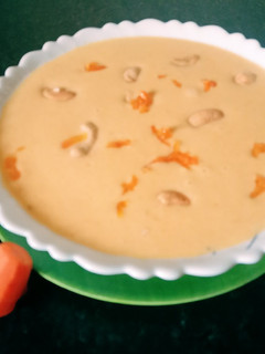 பாதாம் காரட் பாயசம்(BADAM CARROT PAYASAM RECIPE IN TAMIL) செய்முறை முக்கிய புகைப்படம்
