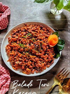Foto resep Balado Teri Kacang
