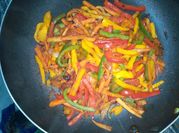 A picture of stir fry strips