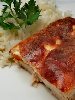 Tejföllel és tojással sült csirkemell recept fotója