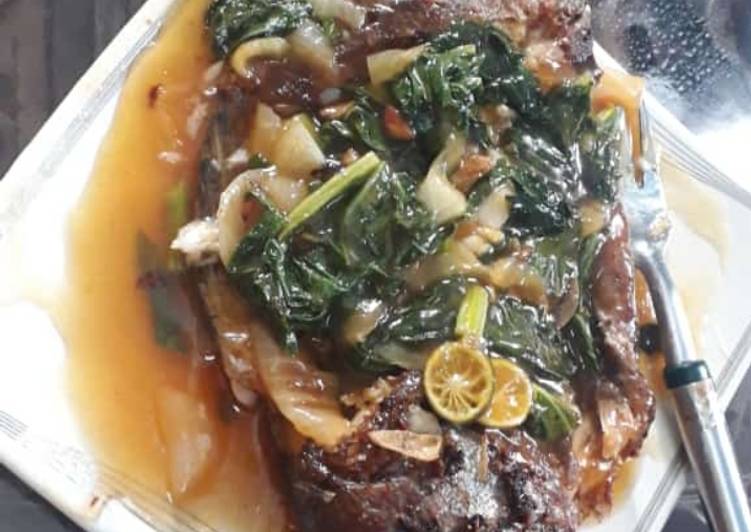 Resep Nila saos lemon sosin/sawi hijau, Sempurna