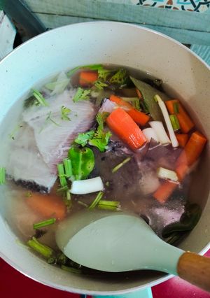 Foto resep 1. Kaldu MPASI _ Ikan Gurame