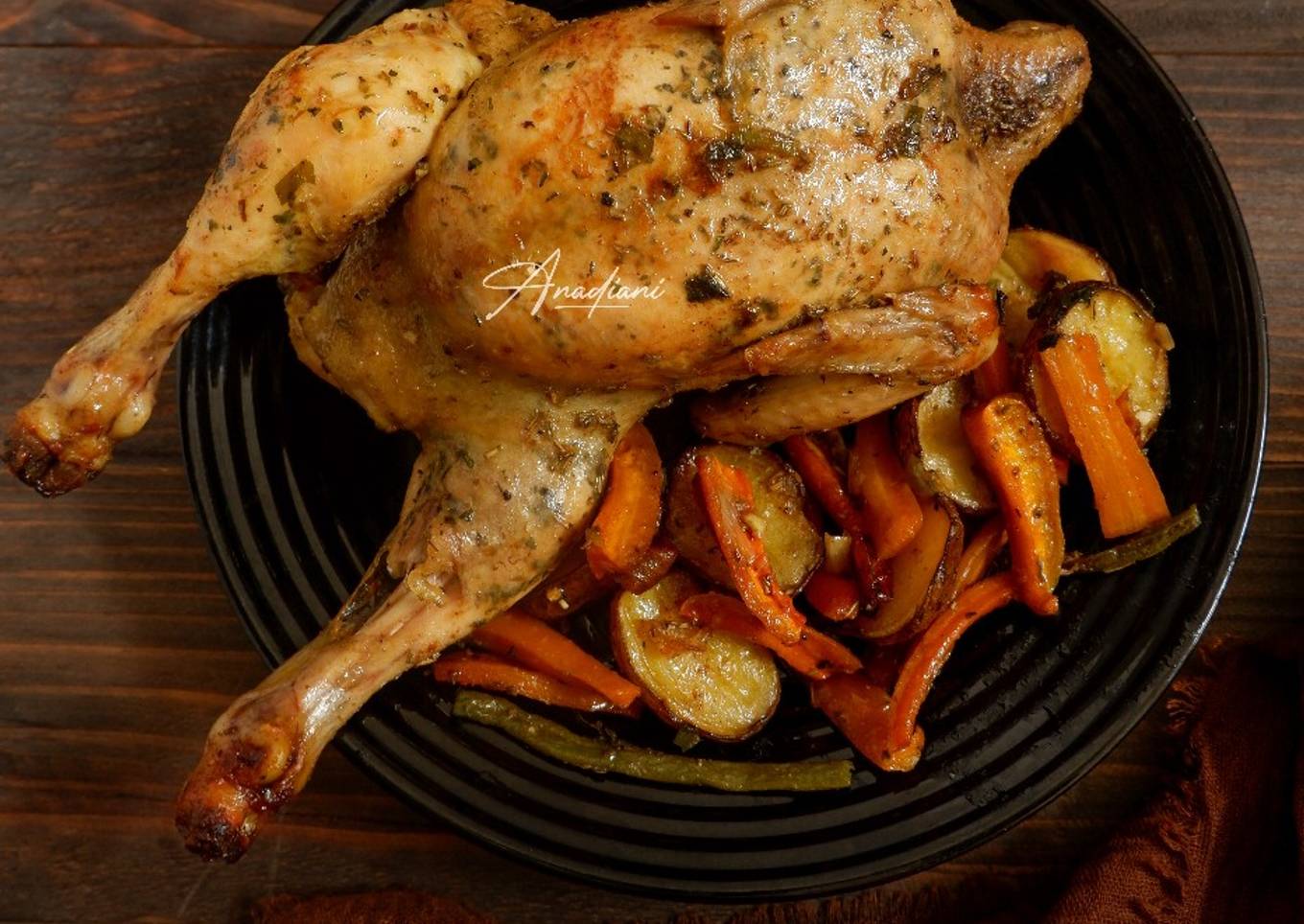 Roasted chicken with rosemary