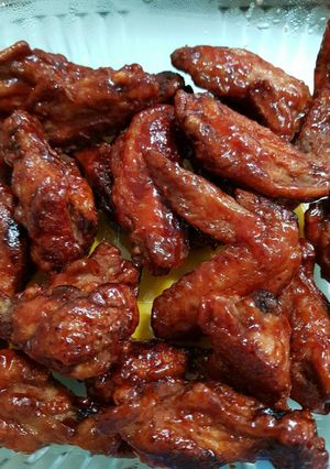 Foto resep Honey bbq chicken wings