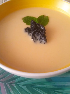 Una foto de Vichyssoise de pepino