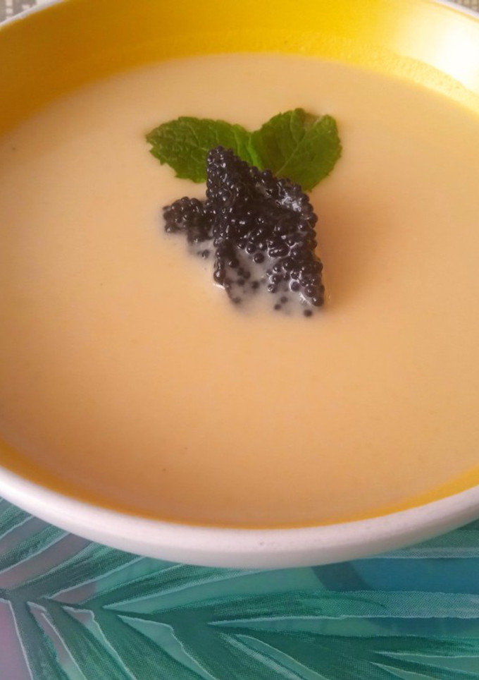 Una foto de Vichyssoise de pepino