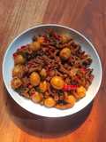 Oseng Usus Ayam Telur Puyuh Kecap