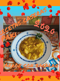 Una foto de Bacalao 🦈con arroz🍲 al estilo 🍻andaluz a mi manera 🍽🍴