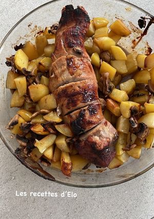 Une photo de Filet mignon moutarde et miel