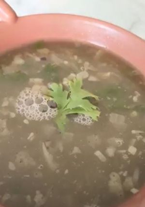 வாழைத்தண்டு சூப் (Vaazhaithandu soup recipe in tamil) செய்முறை முக்கிய புகைப்படம்