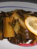 Bietola con Olio di Oliva Extravergine, Aglio e Limone