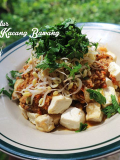 Foto resep Tahu Telur Sambal Kacang Bawang