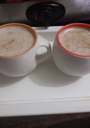 A picture of Homemade instant hot coffee.