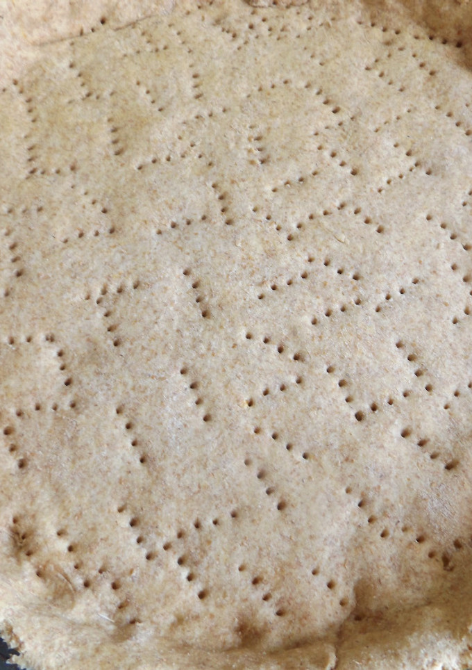 Una foto de Masa de harina integral de espelta para tartas