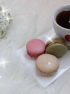 صورة لوصفة ماكرون بالالوان