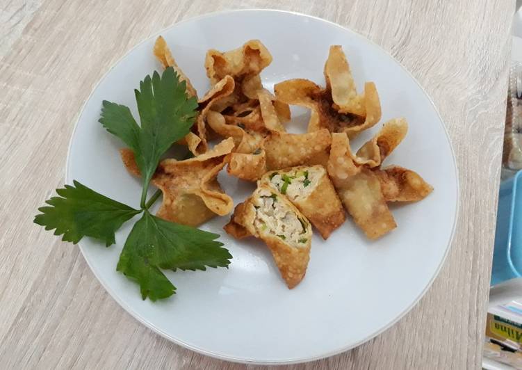 Resep Pangsit/siomay goreng rumahan yang Bikin Ngiler