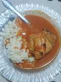 Pollo en mole rojo 😋