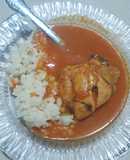 Pollo en mole rojo 😋