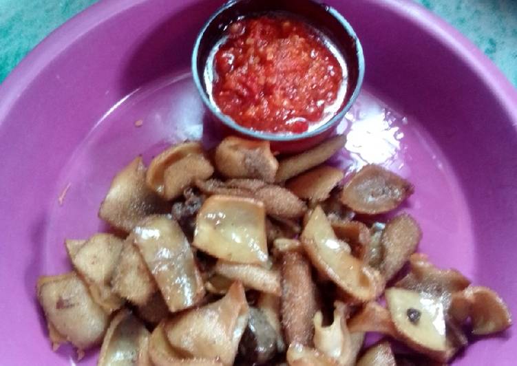 Babat goreng sambal tomat