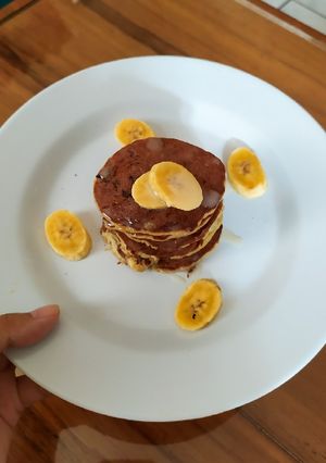 Foto resep Pancake Oat Pisang