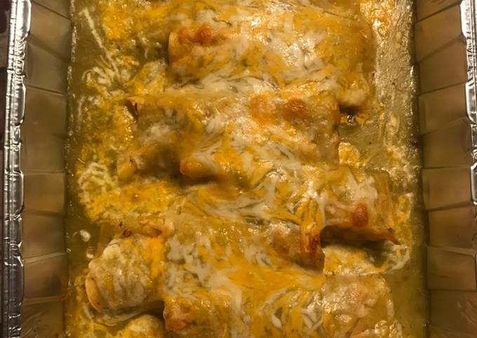Easy Cheese and Beef Enchiladas