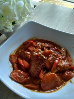 Foto resep Semur Ayam Wortel Saos Itali
